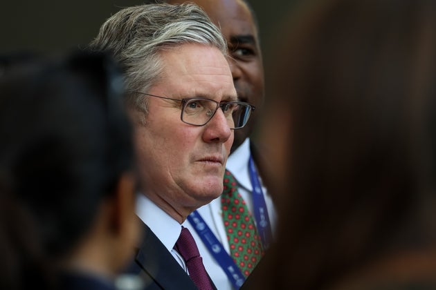 The UK's opposition leader, Keir Starmer attends the COP28, UN Climate Change Conference, held by UNFCCC in Dubai Exhibition Center, United Arab Emirates on December 1, 2023. COP28, running from November 29 to December 12 focuses on how particular nations managed realization of its climate goals. The Conference in Dubai focuses also on the most vulnerable communities and Loss and Damage Fund. (Photo by Dominika Zarzycka/NurPhoto via Getty Images)