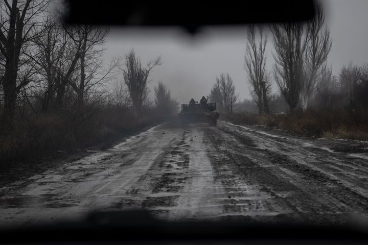Ουκρανικό τανκ, Αντίβκα, Ντονιέτσκ (1η Δεκεμβρίου 2023)
