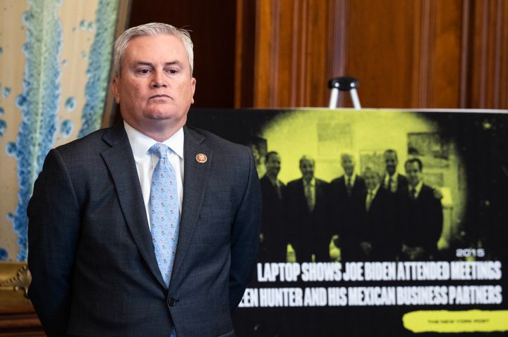 Rep. James Comer (R-Ky.) attends a news conference on the impeachment inquiry of President Joe Biden in the U.S. Capitol on Nov. 29.