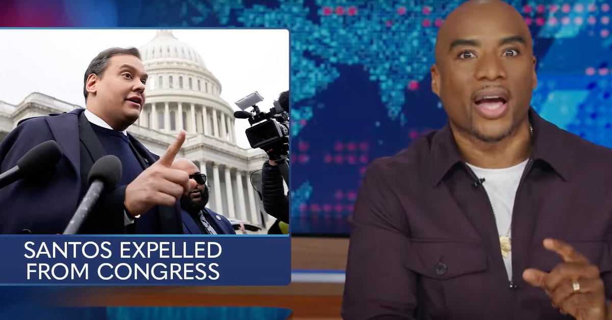NextImg:‘Daily Show’ Guest Host Charlamagne Tha God Nails Why Republicans Really Booted Santos