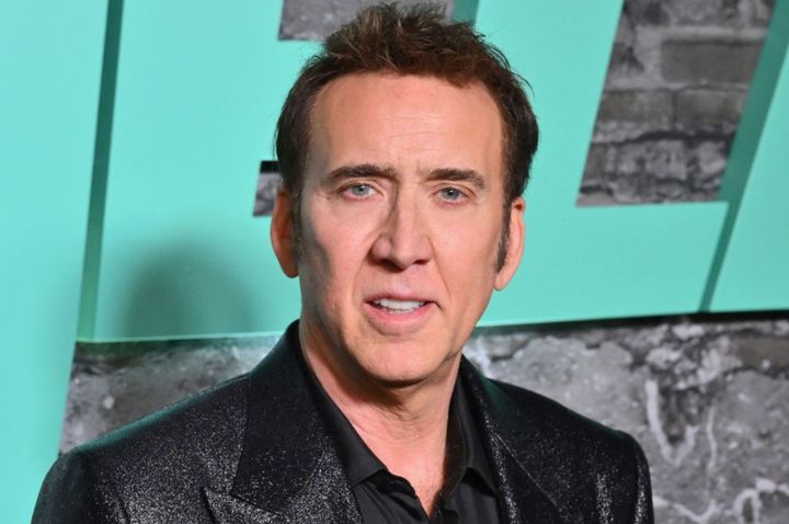 Nicolas Cage attends the premiere of Renfield at Museum of Modern Art