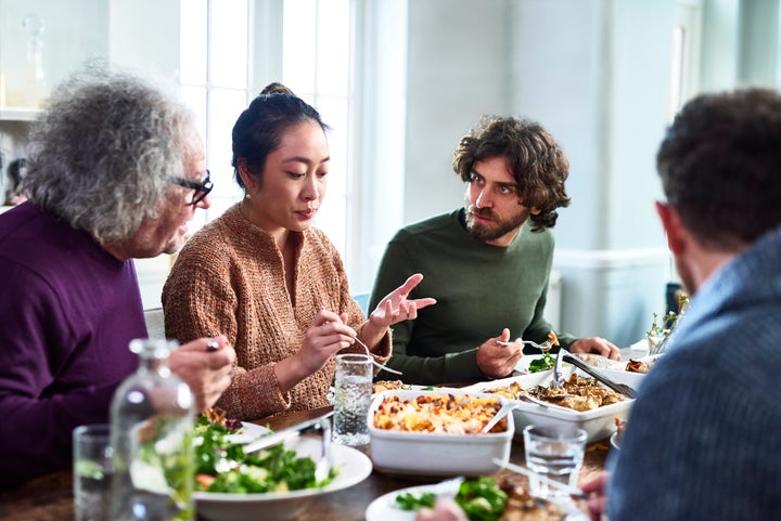 Therapists say boundaries should not be used to control those around you, but are instead a way for you to determine your reaction if an uncomfortable topic or situation occurs.