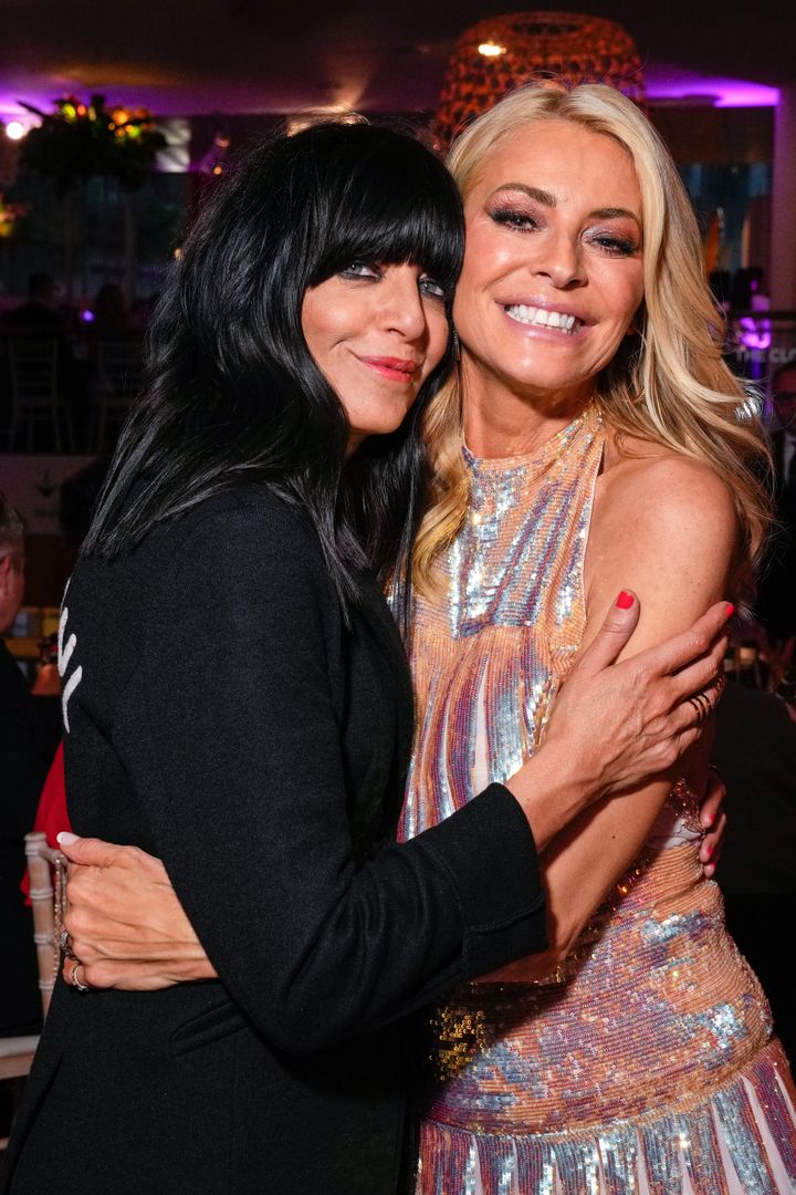 Claudia Winkleman and Tess Daly at the TV Baftas earlier this year