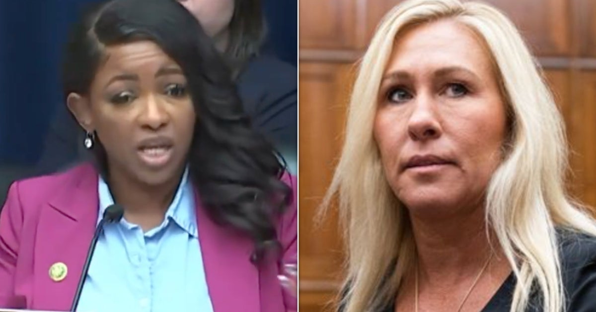 NextImg:Watch Jasmine Crockett Tick Off Marjorie Taylor Greene In House Hearing
