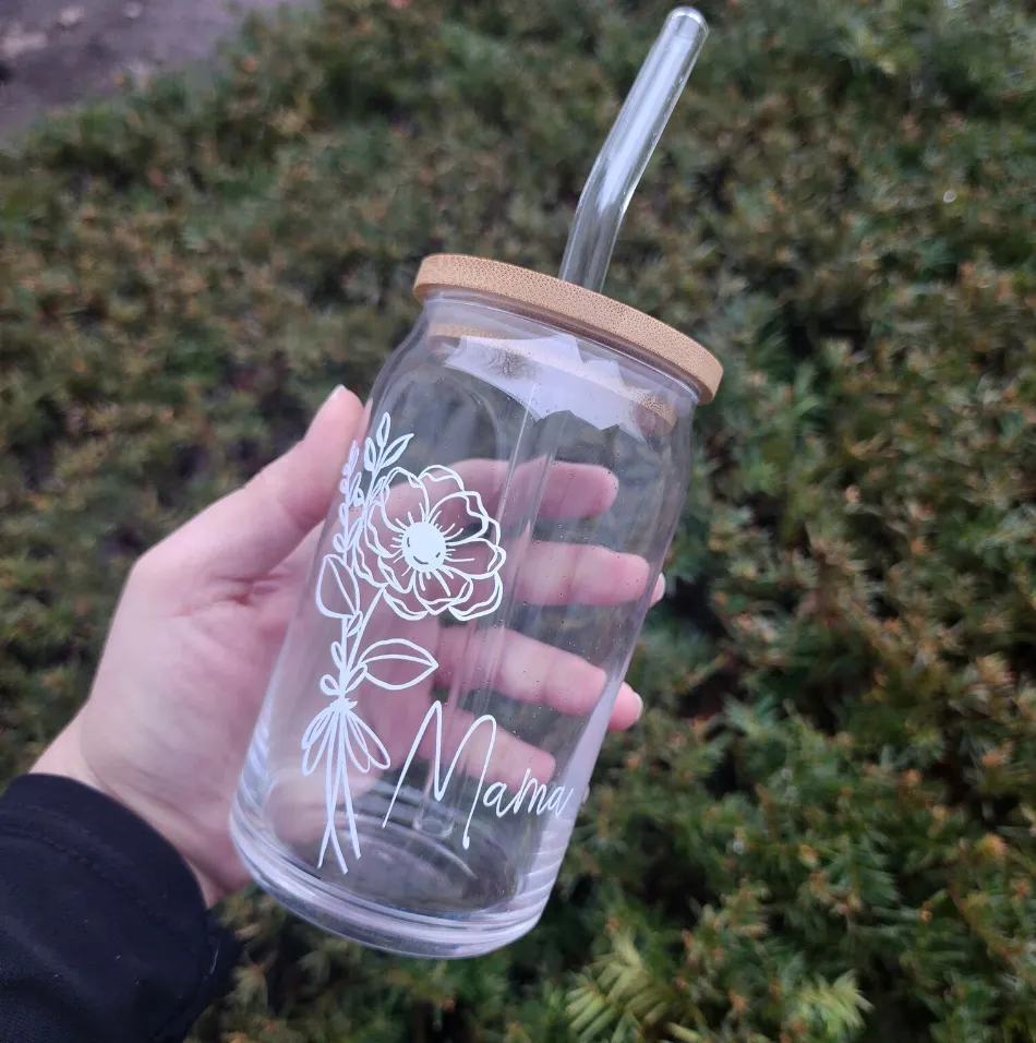 Custom 16 Oz Fine Society Nicole Series Vortex Tumblers with Straws