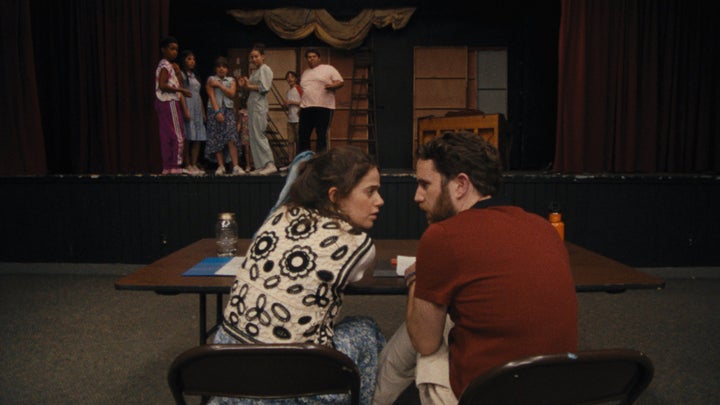 Molly Gordon and Ben Platt in "Theater Camp."