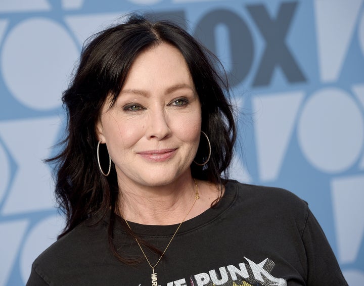 Shannen Doherty arrives at the FOX Summer TCA 2019 All-Star Party in 2019.