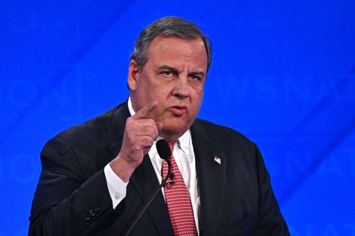 Former New Jersey Gov. Chris Christie (R) used what may be the last televised debate of the Republican primary to light into Donald Trump -- and the Republicans unwilling to criticize him.