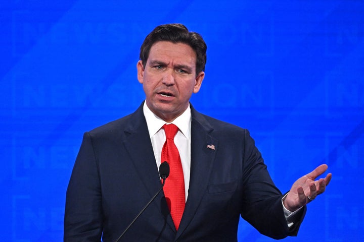 At the fourth Republican presidential primary debate on Wednesday night, Florida Gov. Ron DeSantis (R) struggled to answer a question about the high number of uninsured people in his state. 