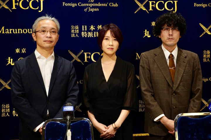 左から早坂伸さん、睡蓮みどりさん、加賀賢三さん