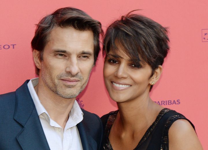 Halle Berry (R) and Olivier Martinez were married for three years.