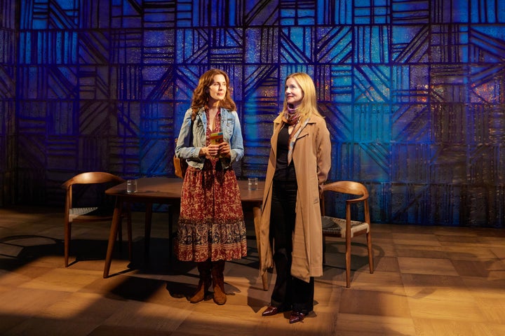 (Left to Right) Jessica Hecht and Laura Linney in