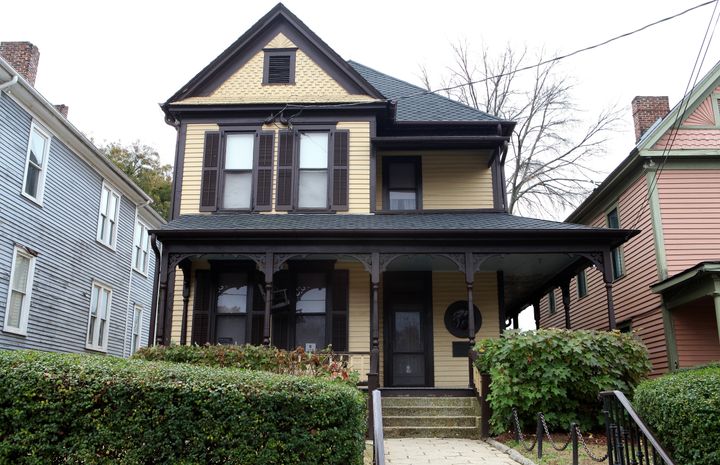 The Atlanta home where Martin Luther King Jr. was born is pictured in 2013. The property, built in 1895 and owned by the National Park Service, was closed for renovations during Thursday's incident.