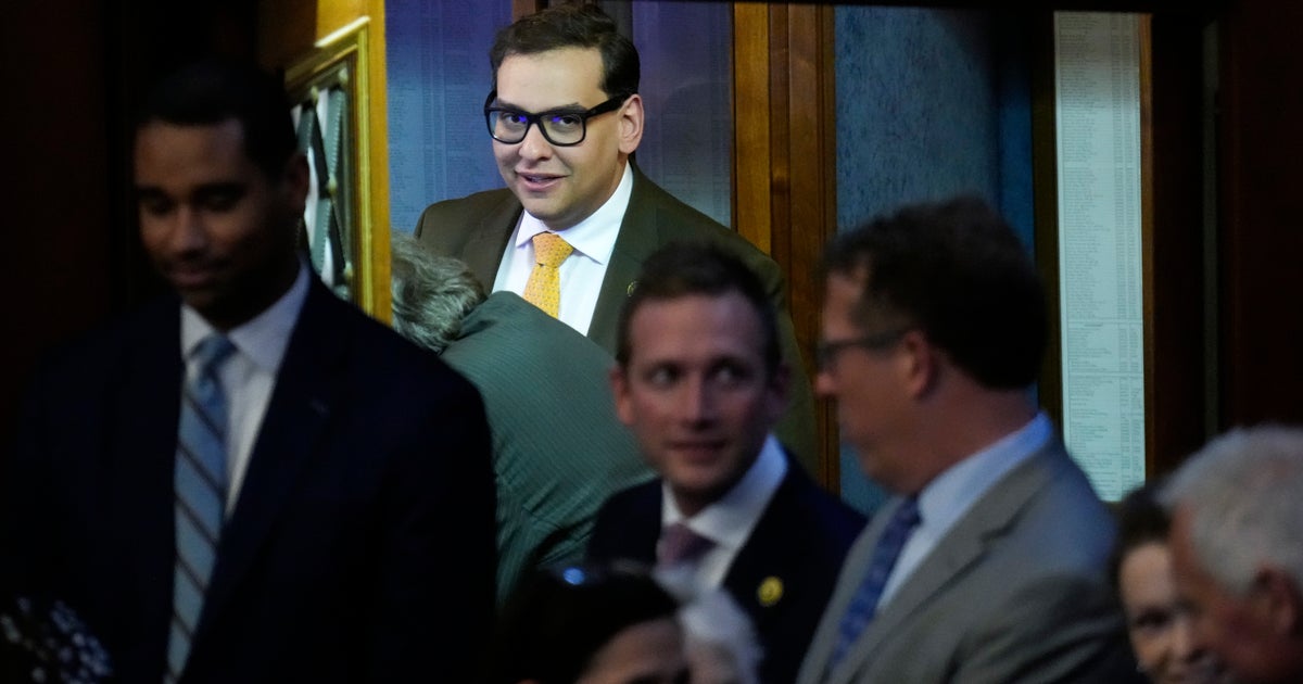 NextImg:New York GOPers Not Holding George Santos Against His Booster Elise Stefanik