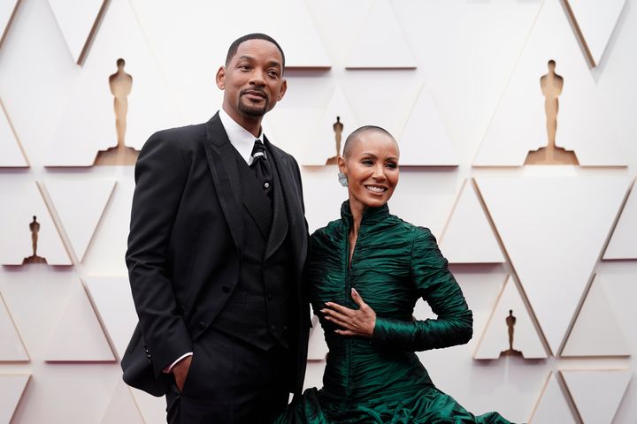 Will Smith and Jada Pinkett Smith at the 2022 Oscars