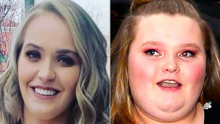 Anna Cardwell (left) has died at 29 of cancer. She appeared on the TLC shows "Toddlers & Tiaras" and "Here Comes Honey Boo Boo" with her family and sister Alana Thompson (right).
