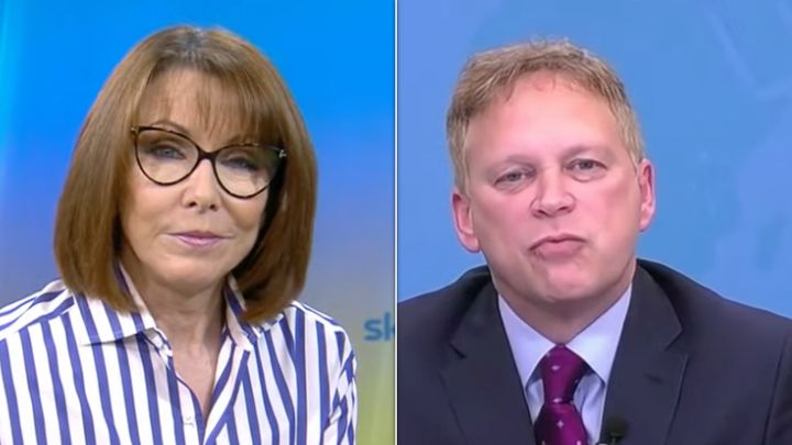 Kay Burley and Grant Shapps