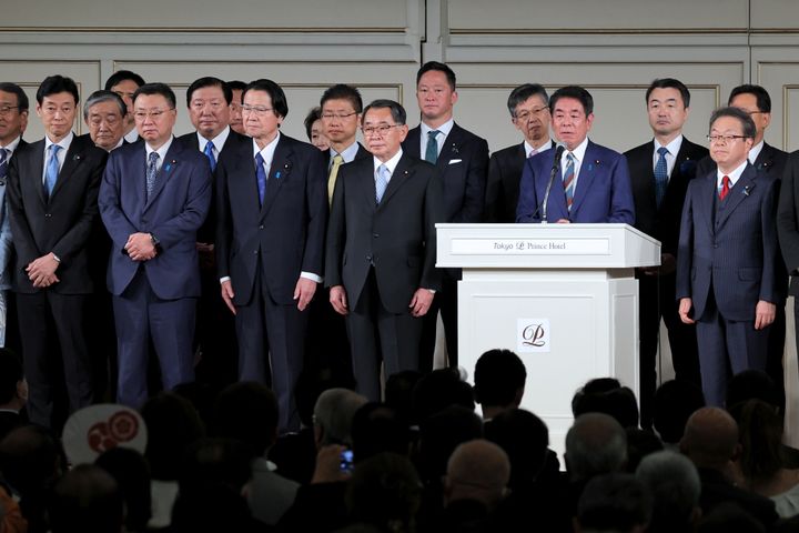 2023年5月に東京プリンスホテルで開かれた自民党安倍派の政治資金パーティー