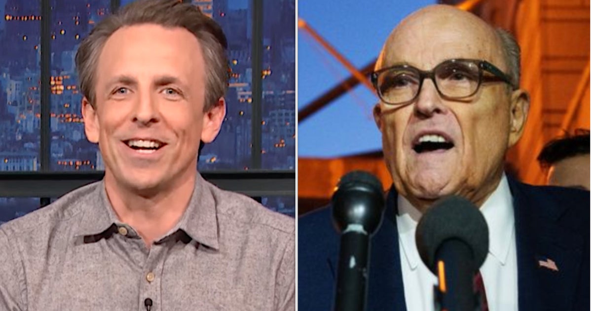NextImg:Giuliani Goes To Court With Belt Undone, Gets Dressed Down By Seth Meyers