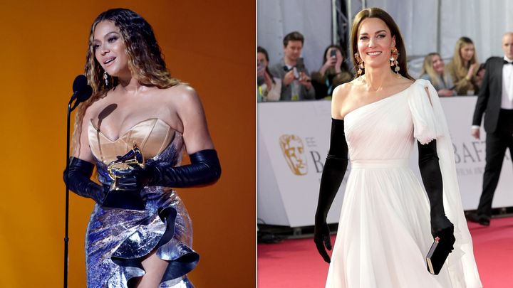 Beyoncé and Kate Middleton, Princess of Wales both wore opera gloves at awards shows this year.