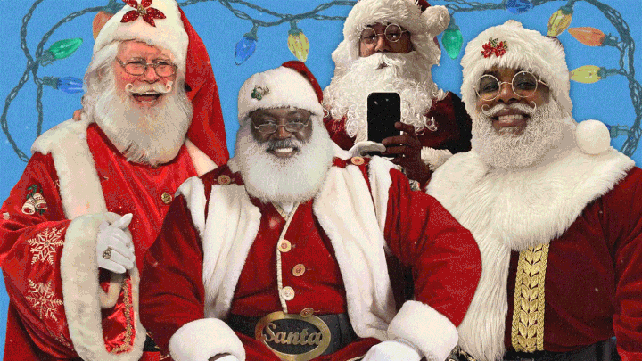 Santas share what it's like to work as Santa during the holidays. 