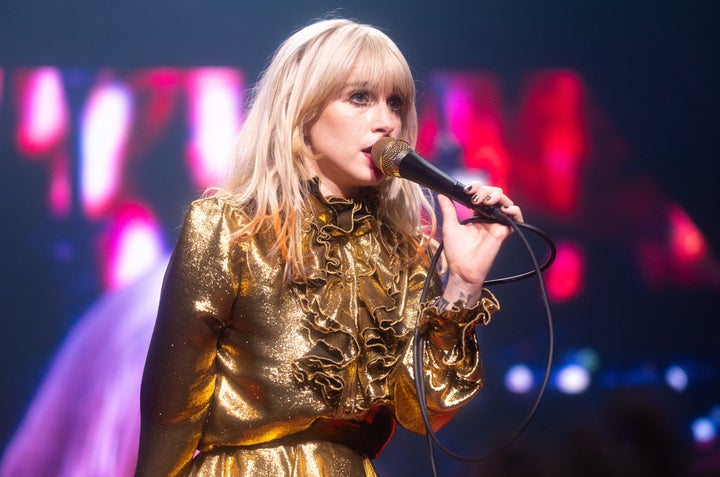 Hayley Williams, lead singer of Paramore, performs during the This Is Why tour.