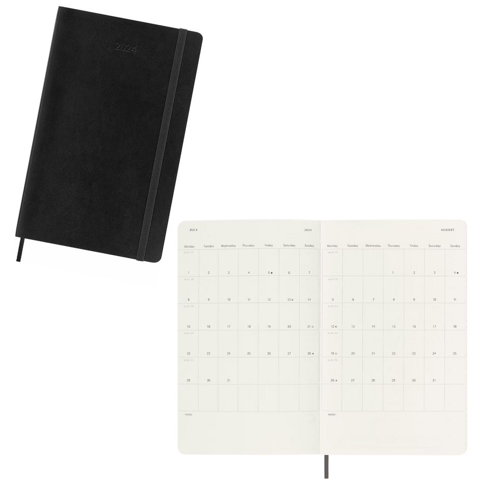 Moleskine 2023 Planner Xl Midnight Black : Target