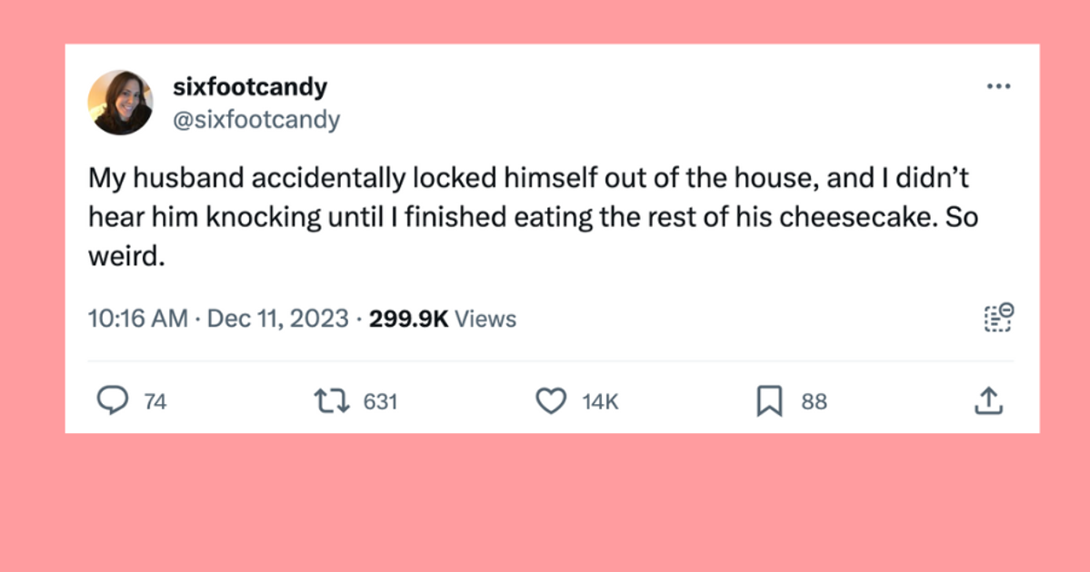 The Funniest Tweets About Married Life (Dec. 5-11) The Funniest Tweets About Married Life (Dec. 5-11)