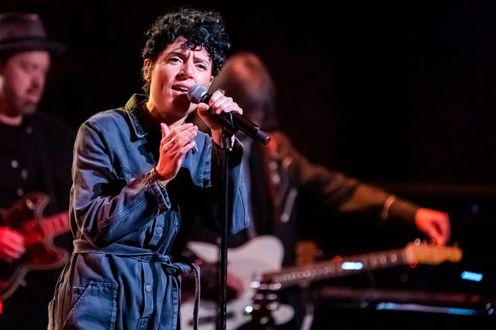 Emily King at the 2021 Love Rocks NYC concert at New York's Beacon Theatre.