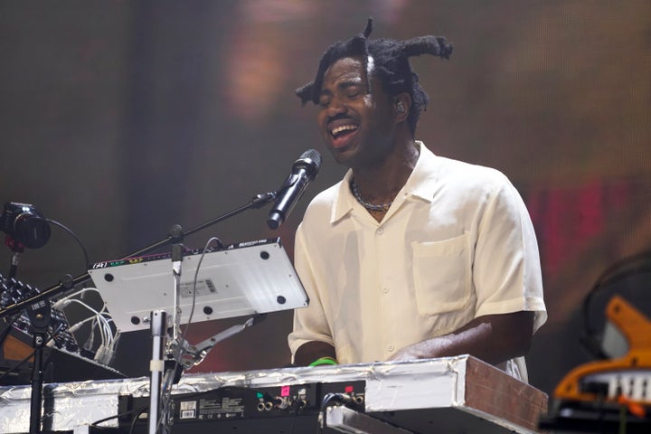 Sampha at the All Points East festival in London's Victoria Park.