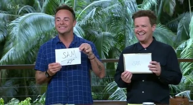 Ant and Dec as seen during the I'm A Celebrity special Coming Out