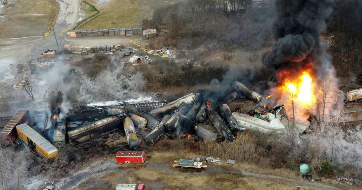 EPA Begins Formal Review Of Toxic Chemical That Burned In Ohio Train Derailment