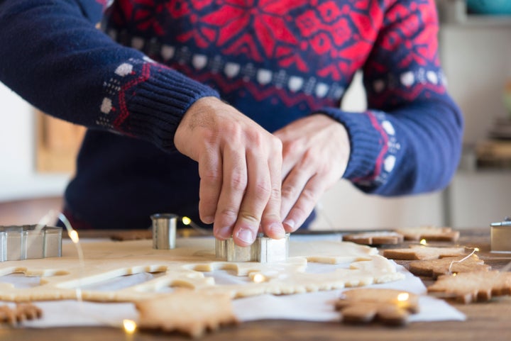 Rob Loveless, the host of "A Jaded Gay" podcast, has a yearly cookie swap. "Everyone brings their favorite cookie dough and a bottle of wine," he told us.