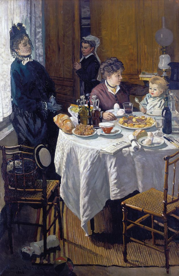 《昼食》1868-69年、シュテーデル美術館 © Städel Museum, Frankfurt am Main