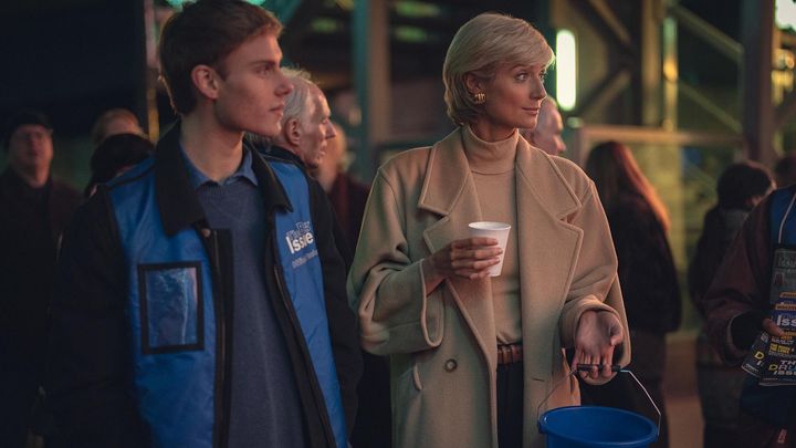 The final season of The Crown includes an imagined scene of Prince William and Princess Diana selling The Big Issue together