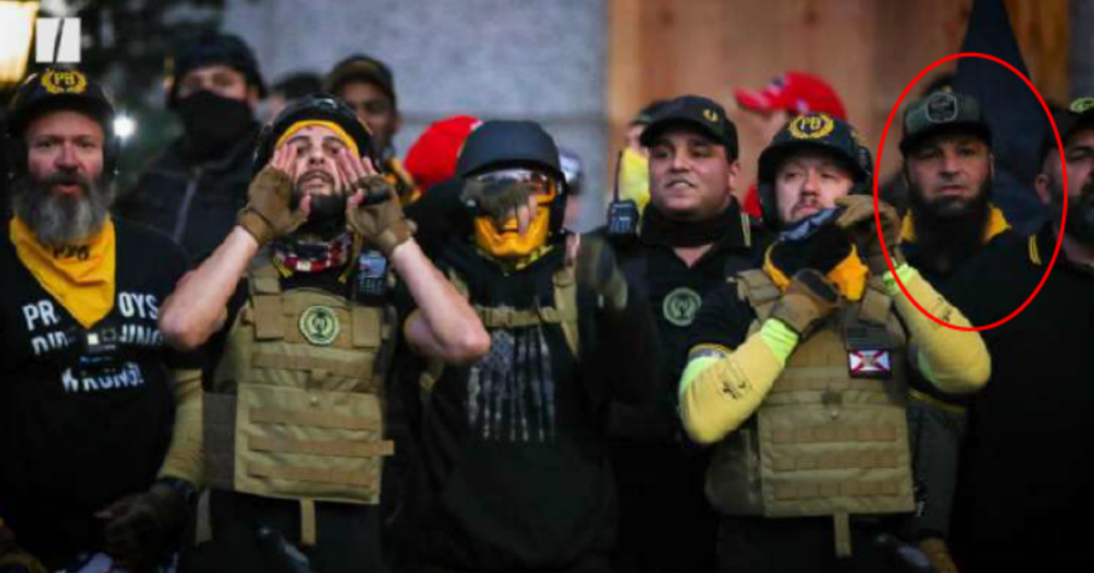 NextImg:Proud Boy Who Threw Rock At Capitol Doors On Jan. 6 Sentenced To 5 Years