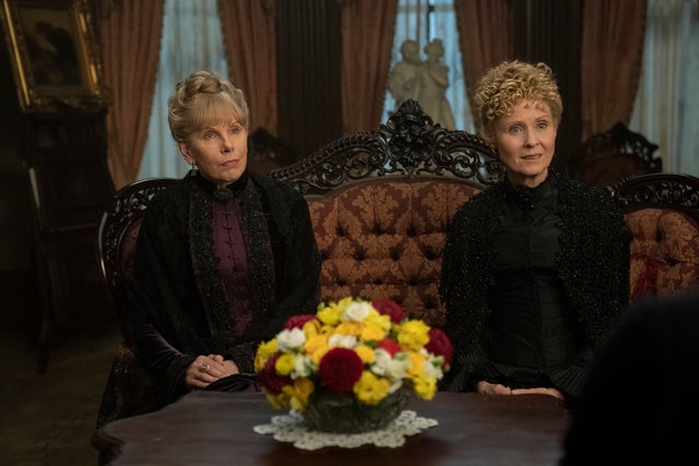 Christine Baranski (left) and Cynthia Nixon in "The Gilded Age."