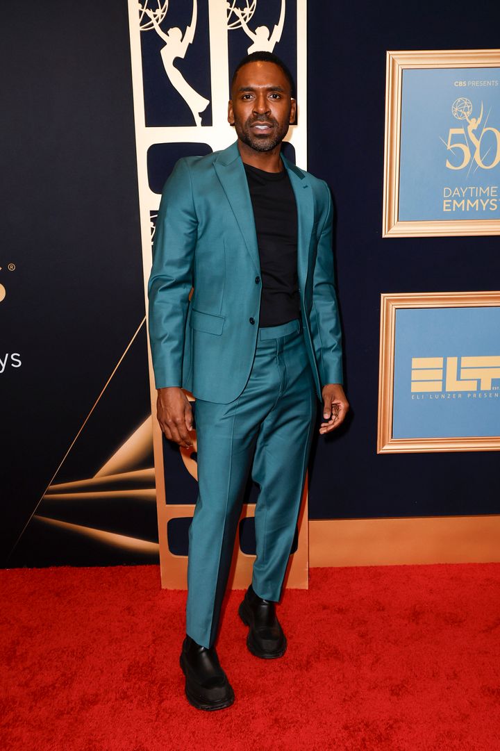 Justin Sylvester attends the 50th Daytime Emmy Awards.