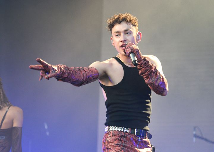 Olly Alexander performing at the Mighty Hoopla over the summer