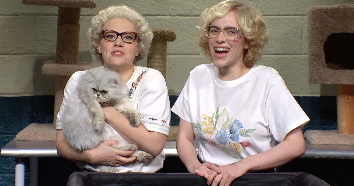 Kate McKinnon And Billie Eilish Drop Purr-fect Cat Puns On 'SNL'