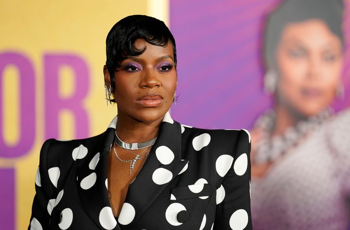 Fantasia Barrino attends the premiere of "The Color Purple" on Dec. 6, 2023. On Sunday, she claimed she was racially profiled by the host of an Airbnb she rented.