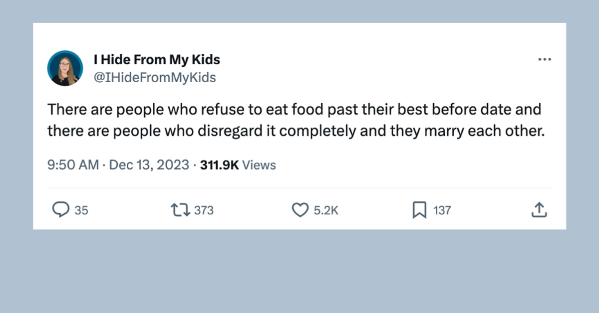 NextImg:The Funniest Marriage Tweets To Get You Through This Week