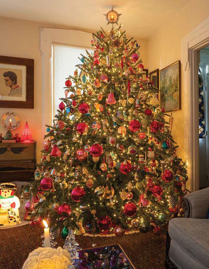 Richter's ornament collection can fill about 20 trees.
