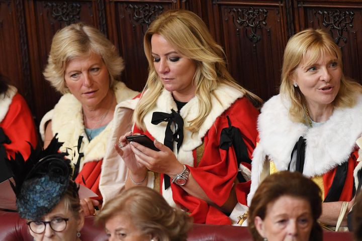 Baroness Mone in the House of Lords in 2017.