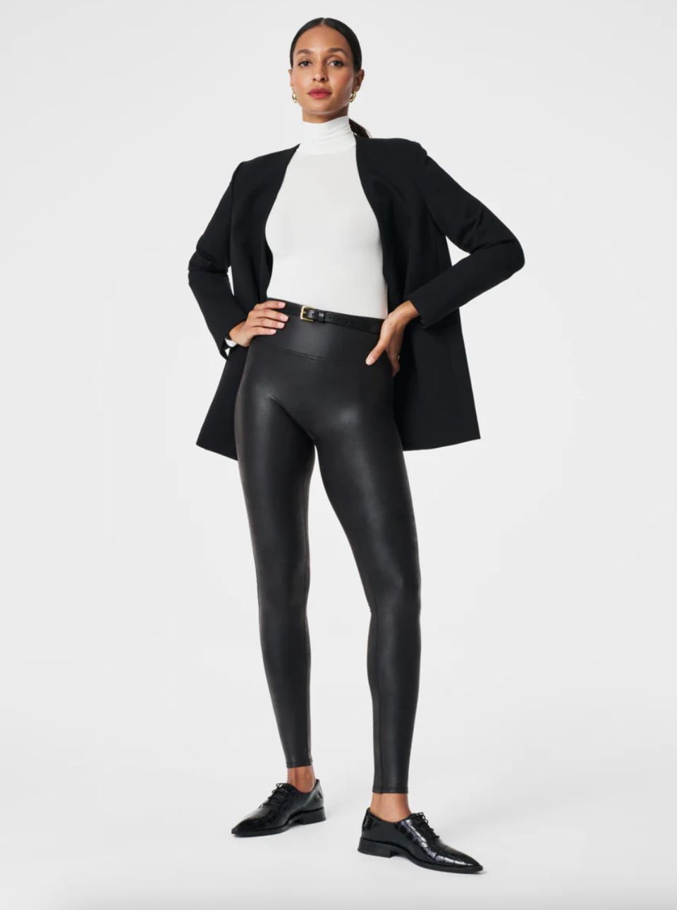 A pair of Spanx faux leather leggings to embrace your inner rockstar