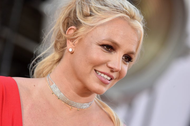 Britney Spears at the premiere of Once Upon A Time... In Hollywood in 2019