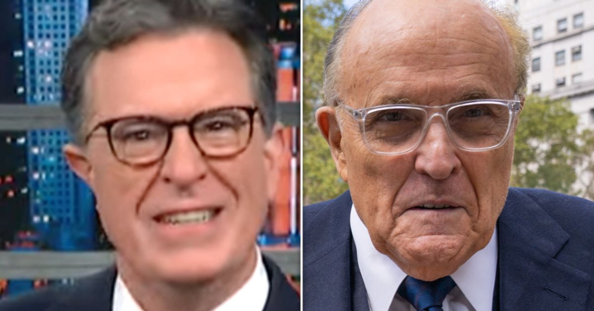 'Wow!': Stephen Colbert Stunned By Latest Twist In The Rudy Giuliani Tale