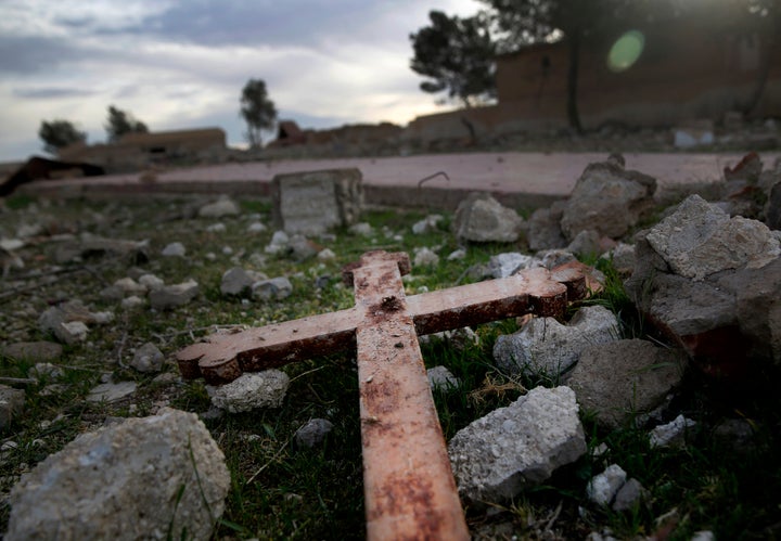 Φωτογραφία αρχείου Συρία εκκλησία που καταστράφηκε από ισλαμιστές