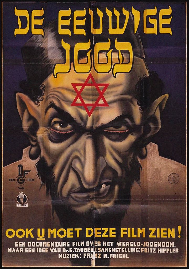 Poster for the antisemitic film The Eternal Jew, 1940. Private Collection. Artist Anonymous. (Photo by by Fine Art Images/Heritage Images via Getty Images)