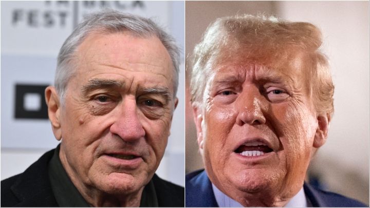 Robert De Niro and Donald Trump